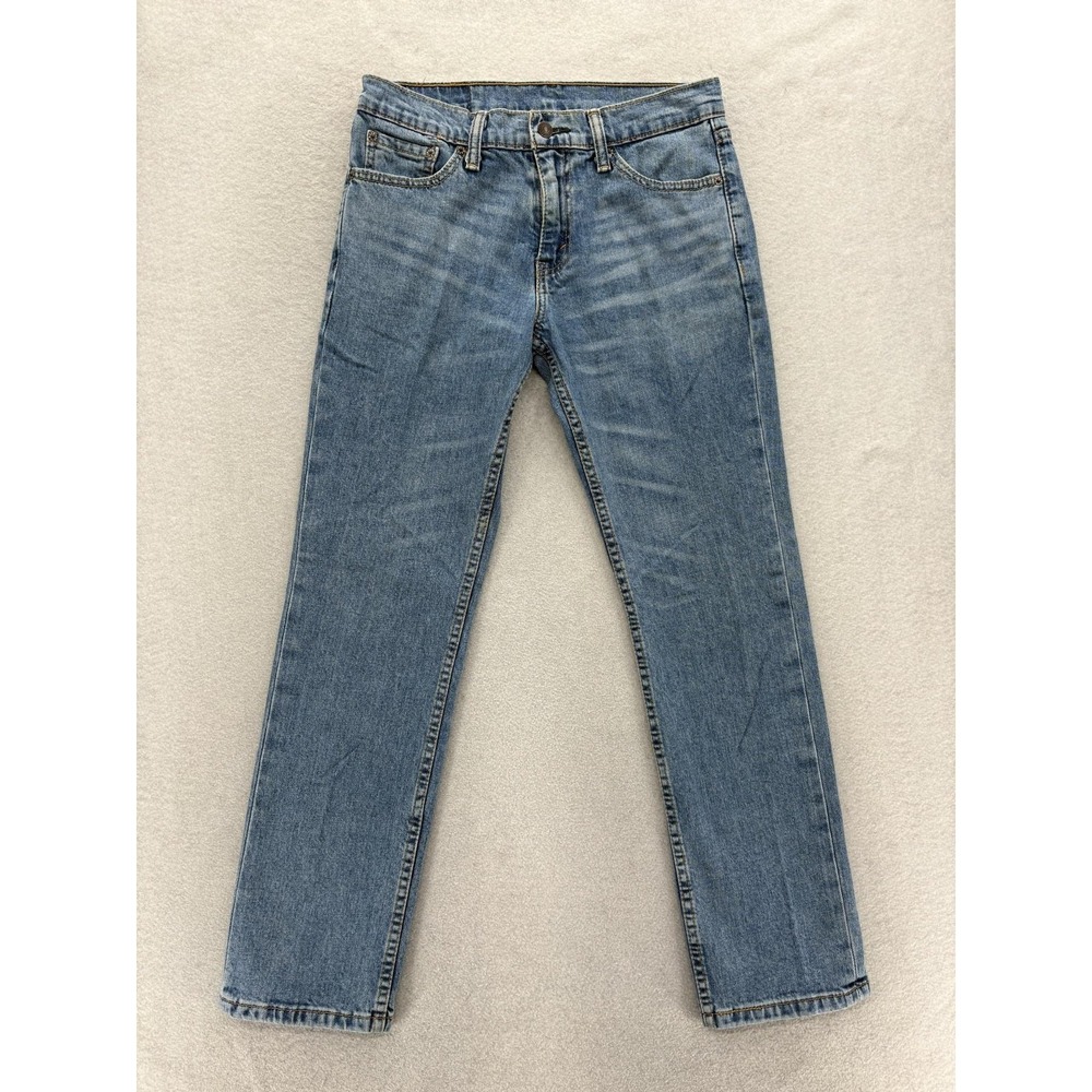 Levis 511 Jeans Mens 30x30 Blue Medium Wash Slim Straight Stretch Denim Pants